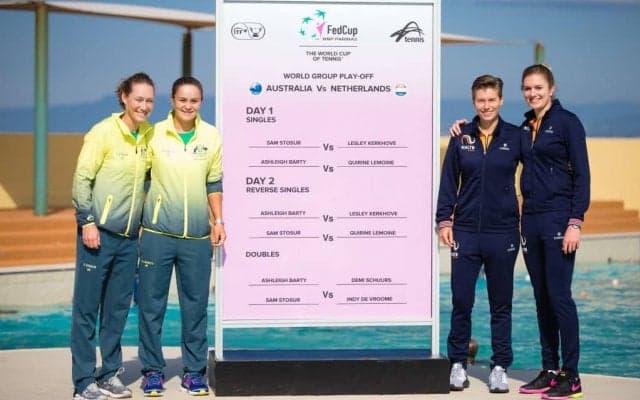 バーティとストーサーがオランダ戦に出場へ[フェドカップ]