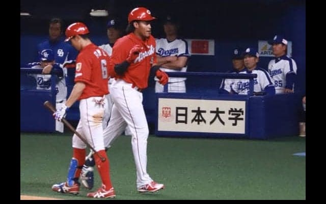 広島バティスタ待望の今季初アーチ　死球で出遅れも、今季20打席目で1発