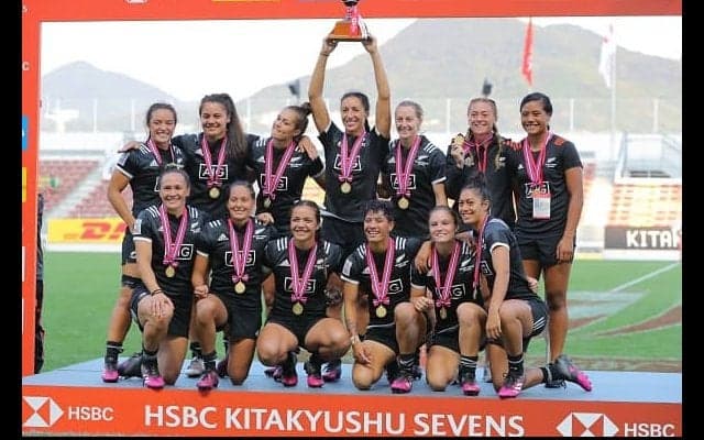  「日本大好き」NZ女子が北九州セブンズ連覇！　ヘアタイも幸運もたらす 