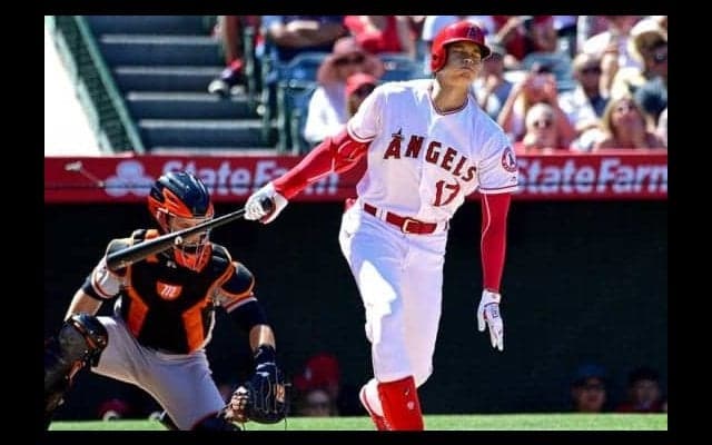 【MLB】大谷翔平、メジャー初「4番・DH」で先発　57年ぶり“偉業“も2打席連続三振