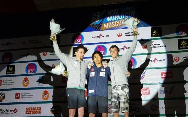IFSCボルダリングワールドカップ 楢﨑智亜が２年ぶり３度目の優勝