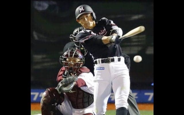 連敗を止める貴重な決勝打！千葉ロッテ・荻野が3打点！