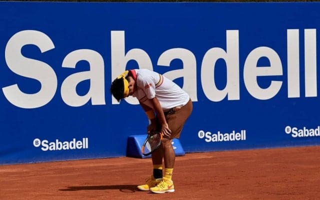 「休めば治ると思う」満身創痍の錦織、2回戦で途中棄権[男子テニスATPワールドツアー500 バルセロナ]