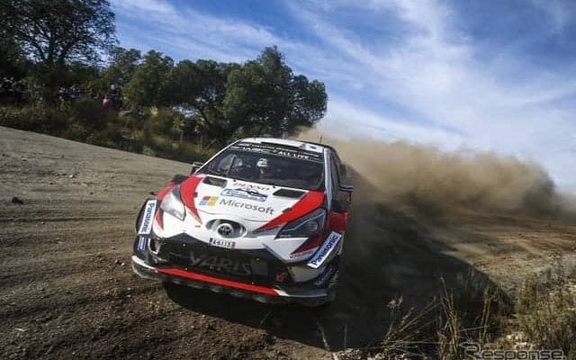 【WRC 第5戦】ヤリス駆るタナク、最終日を前に46.5秒リードで首位…トヨタ勢今季初優勝に向け前進