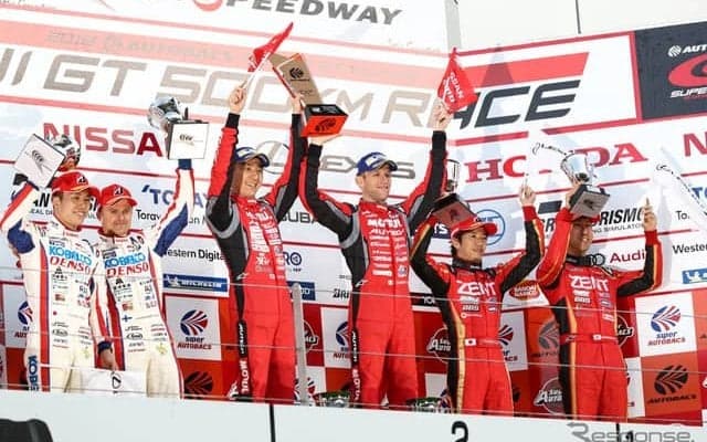 【SUPER GT 第2戦】GT500決勝…ニスモGT-Rの松田次生&クインタレッリが今季初優勝、松田は通算20勝を達成
