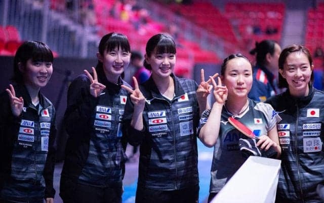 圧巻！日本女子5戦合計45ゲーム全てを制す！完全勝利で8強へ＜世界卓球2018＞
