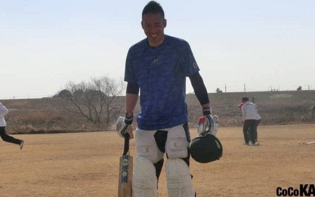 クリケッター・木村   インドに旅立つ前に自己最多得点で打撃に手応え