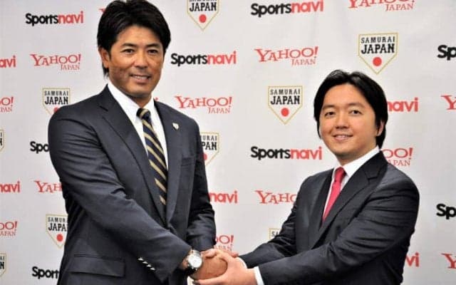 侍ジャパン稲葉監督が新オフィシャルパートナーのヤフー株式会社を表敬訪問！「心強い」「勝たないと意味がない」