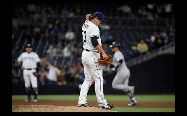 【MLB】牧田和久が今季初黒星　メジャー再合流後初マウンドで痛恨3点被弾