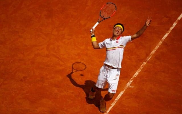 【速報】錦織、ディミトロフに逆転勝利で4年連続ベスト16入り[男子テニスATPワールドツアー マスターズ1000 ローマ]