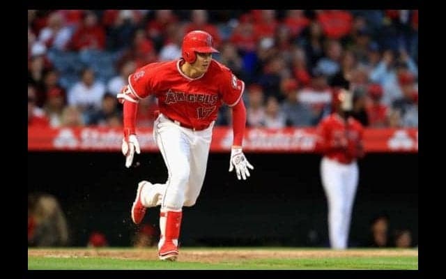 【MLB】大谷、第2打席で俊足披露　二ゴロで凡退も一塁到達タイムは3.99秒！