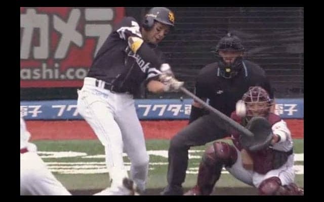 鷹・柳田、史上初シーズン2度目のサイクル逃す　王手は何と今季4度目