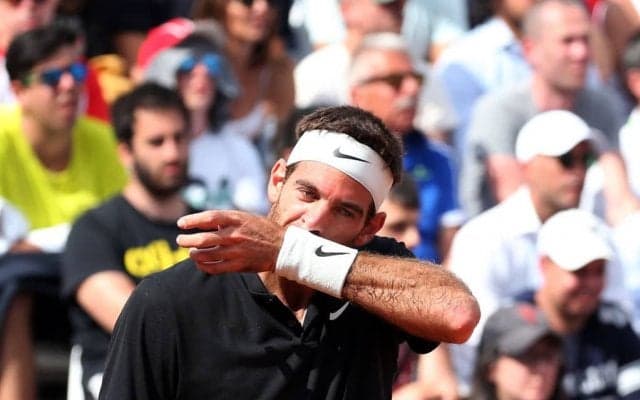 デル ポトロが第2セット終盤で棄権、ゴファンが準々決勝へ[男子テニスATPワールドツアー マスターズ1000 ローマ]