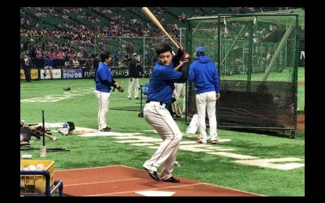 ハム清宮が3試合ぶりヒット　奪三振王・則本から快音「うまく反応できた」