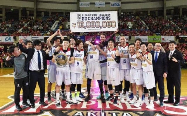 経験で上回ったライジングゼファーフクオカ、敵地で秋田を破りB2優勝を決める