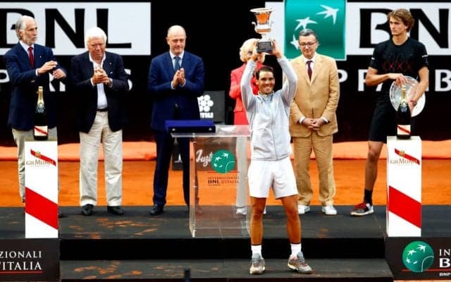 【5月20日ローマまとめ】ナダルが5年ぶり8回目の優勝を果たす。女子はスビトリーナが2連覇達成