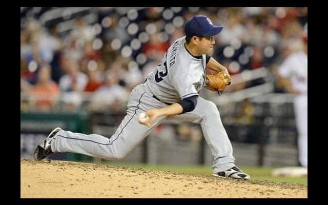 【MLB】牧田和久、1回を1安打無失点の好救援　ハーパー相手に96キロ超遅カーブ