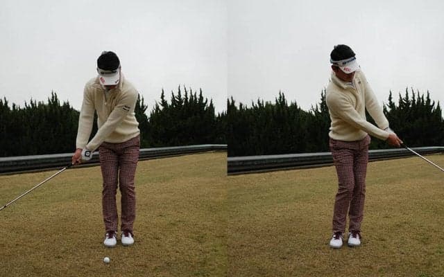 アプローチをする時もしっかり体を使おう！　金亨成のアプローチレッスン