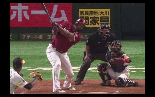 楽天、今江＆ペゲーロの連弾で同点に　ソフトバンクは12球団ワーストの53被弾