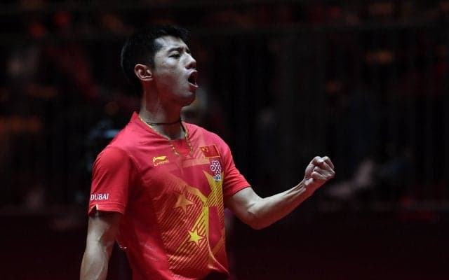 元世界王者の張継科が登場　中国のダークホースに勝利【ITTFワールドツアー・香港オープン男子結果】