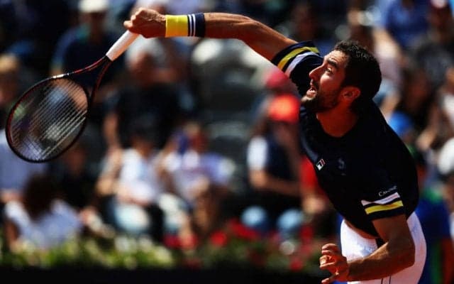 【速報】チリッチ、降雨中断も落ち着いて第2セットを連取[全仏オープン]