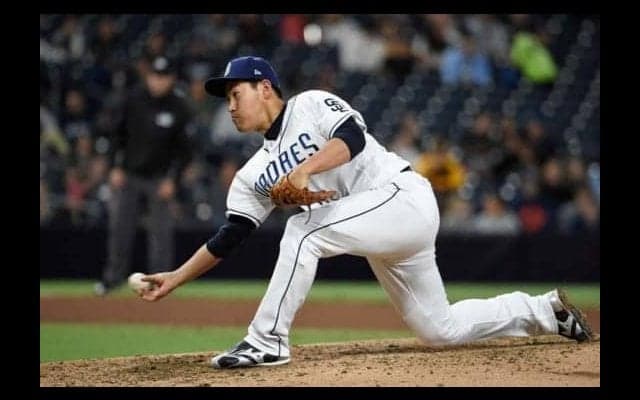 【MLB】牧田和久、1死も取れず2安打1失点降板　味方の後逸でランニング本塁打を許す