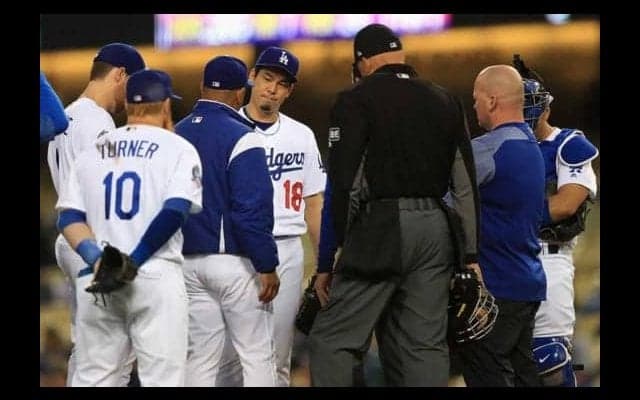 【MLB】2回途中降板の前田健太は右臀部張り　3安打2失点、メジャー最短降板で4敗目