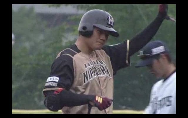 ハム清宮、降格後2戦連続安打&打点　2打席目に右中間破る適時二塁打