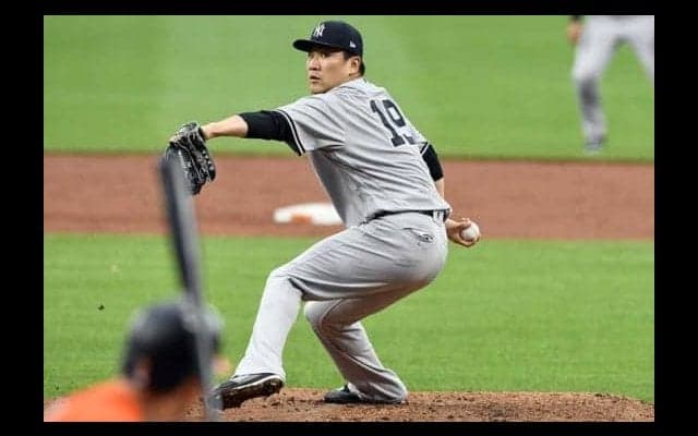 【MLB】田中将大、米通算117試合目で700奪三振到達　ヤンキース史上24人目