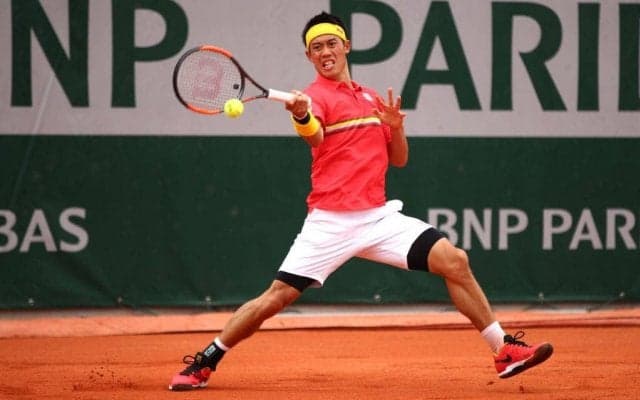 錦織「ピンクは珍しいですね」ローランギャロス仕様のウェアについて語る[全仏オープン]