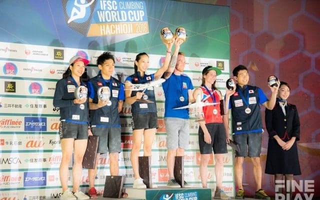野口啓代が3連覇!『クライミングW杯・ボルダリング八王子2018』