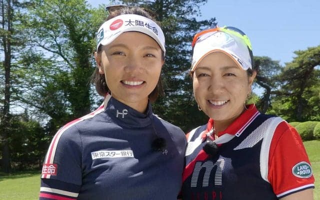 ともに日本女子オープンタイトルホルダーの実力者　テレサ・ルーと宮里美香がマッチプレーで真剣勝負