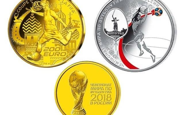 ワールドカップロシア大会記念コイン全8種、6/11予約開始