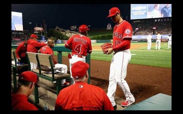 【MLB】大谷、中指マメの影響で…女房役が降板時の様子明かす「少しイラついていた」