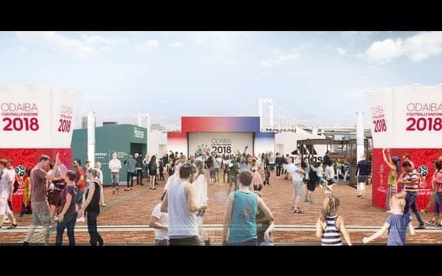W杯を盛り上げるコミュニティパーク「ODAIBA FOOTBALLFANZONE」が期間限定オープン