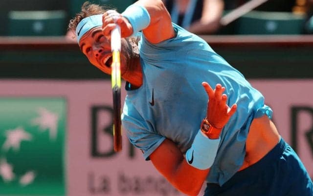 雨を味方につける男、ナダル。[全仏オープン]