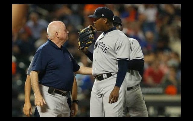 【MLB】田中将大に加えて守護神チャップマンも異常!?　16セーブ目も左膝腱炎が悪化か