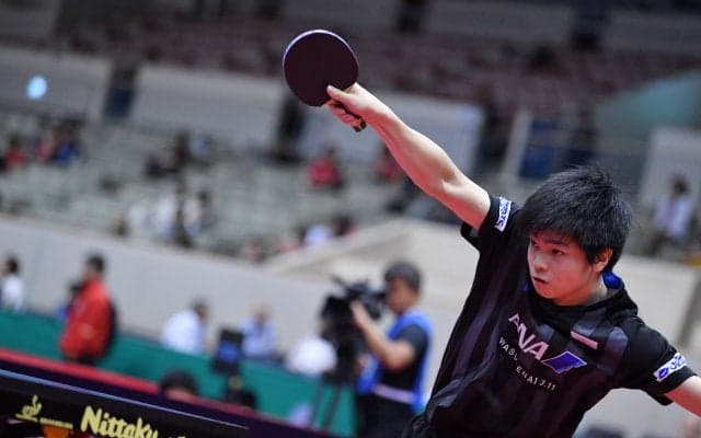 名電のエース田中が森薗下し３連勝＜ライオン卓球ジャパンOP荻村杯・男子2日目結果＞