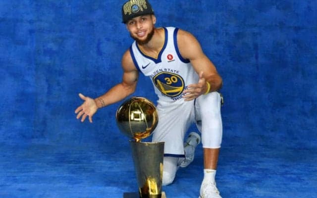 NBA連覇を決めたウォリアーズのステフィン・カリー「チームの優勝に貢献できた」