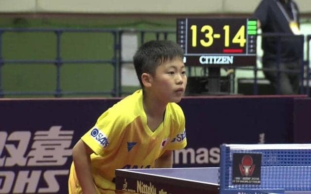 11歳・松島輝空 ワールドツアーデビュー！＜卓球・ジャパンOP＞