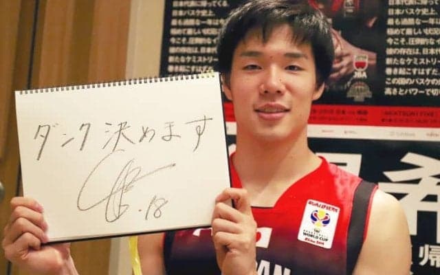 Bリーグを席巻、馬場雄大が日本代表復帰「2ウェイでハードに戦う姿を見せたい」