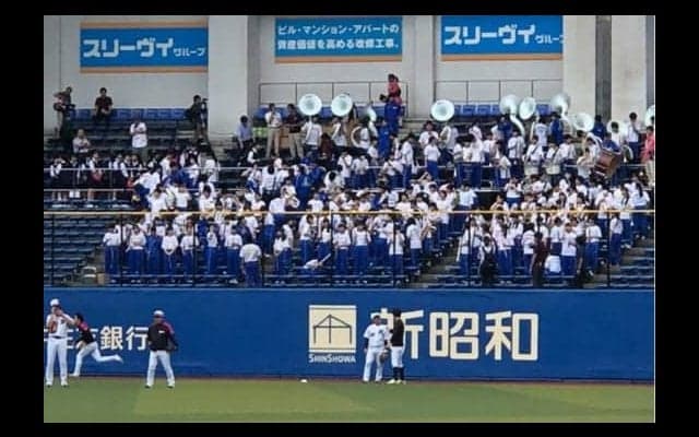 ロッテ福浦、8戦ぶりスタメン　母校・習志野高吹奏楽部が特別に応援