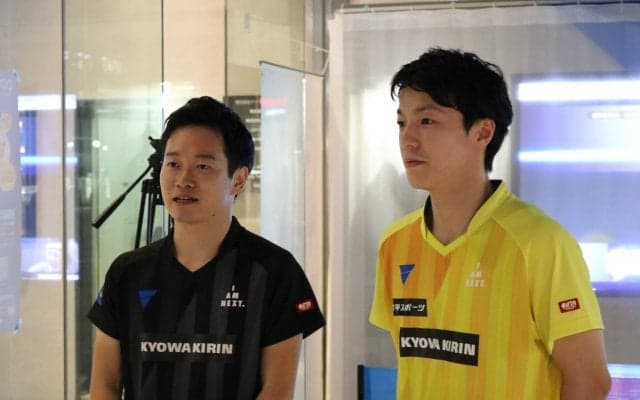 デジタル卓球ゲームイベントに松平（賢）とパラ岩渕が登場