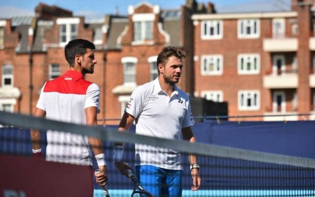 【6/20ロンドン試合結果】ジョコ／ワウリンカ ダブルス初戦敗退。シングルスでは第1シードのチリッチがベスト8進出。元世界3位ワウリンカは2回戦敗退。