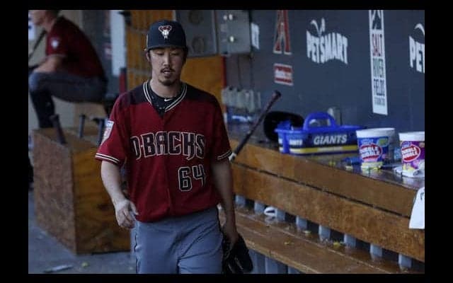 【MLB】中後悠平がDバックスからリリース　今季は2Aで防御率5.29、34回16四球36K