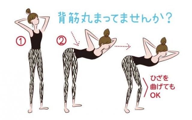 お尻から背中のラインを整えよう