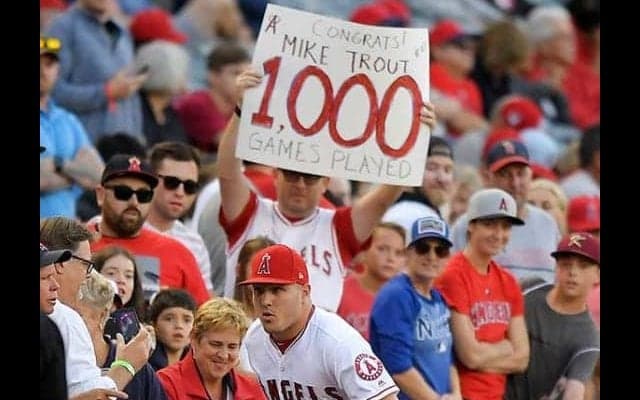 【MLB】トラウト、26歳で通算1000試合出場到達　圧倒的実績も「まだまだ上達したい」