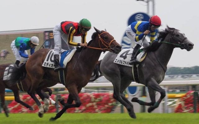 【東京5R/2歳新馬】クロフネ産駒 エメラルファイトが早め先頭から押し切る