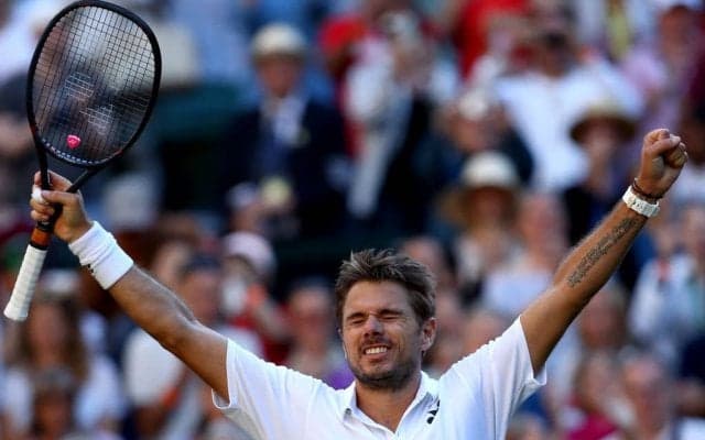 元世界3位ワウリンカ「勝てて最高の気分」、世界6位ディミトロフを破り1回戦突破[ウィンブルドン]