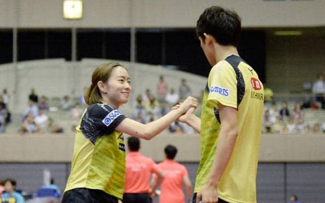 吉村／石川ペアが混合準決勝へ！練習30分で息の合ったコンビネーション＜ジャパンOP＞